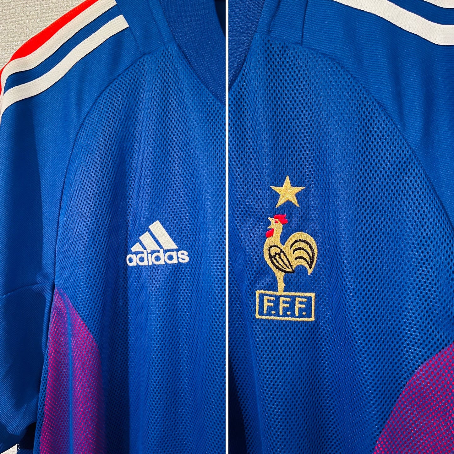 France home football shirt 2002/04 Vieira XL