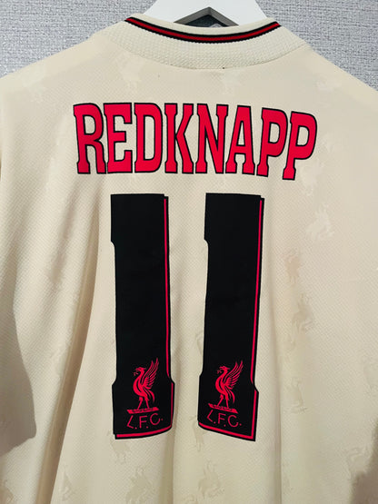 Liverpool away football shirt 1996/97 Redknapp Medium