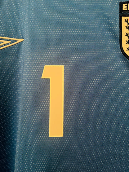 England goalkeeper football shirt
Euro 2004 James XXL