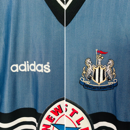 Newcastle United away football shirt 1996/97 Ginola Medium