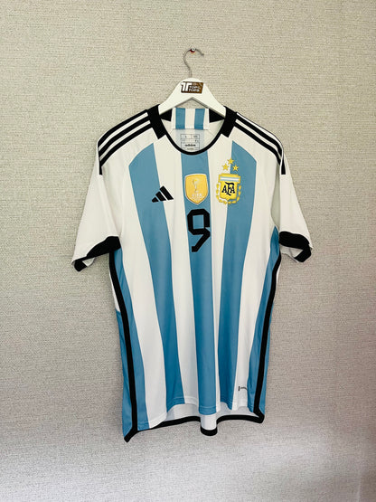 Argentina home football shirt W/C 2022 Alvarez Large