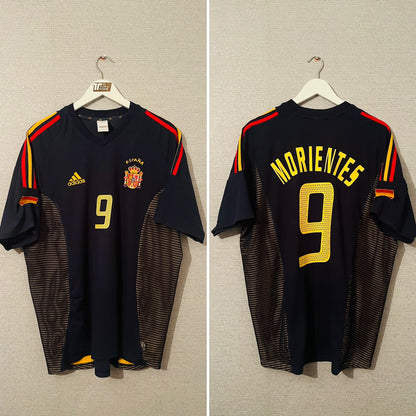 Spain third football shirt 2002/04 Morientes XL