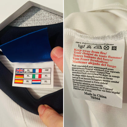 Manchester United away football shirt 1999/2000 Stam XL