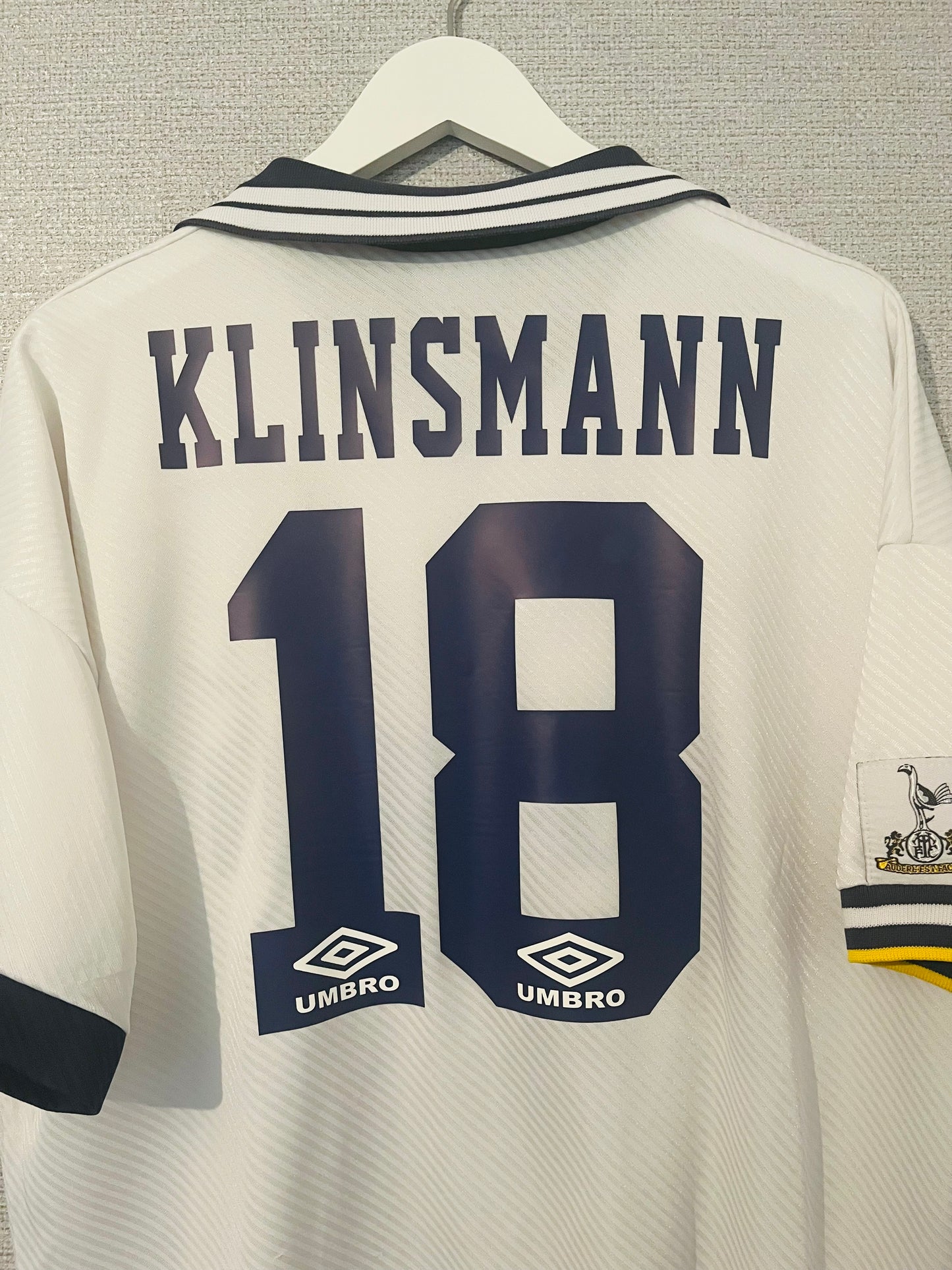 Tottenham Hotspur home football shirt 1993/95 Klinsmann XL