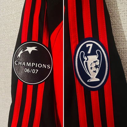 AC Milan home football shirt 2007/08 Maldini XL