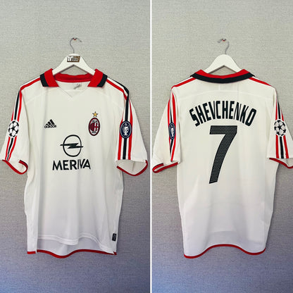 AC Milan away football shirt 2003/04 Shevchenko Large