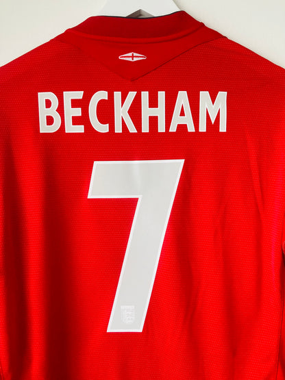 England away football shirt 2004/06 Beckham XL