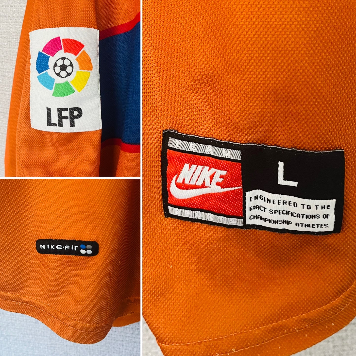 Barcelona away football shirt 1998/99 Luis Enrique Large