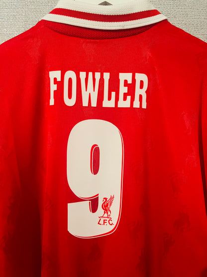 Liverpool home football shirt 1996/97 Fowler XXL