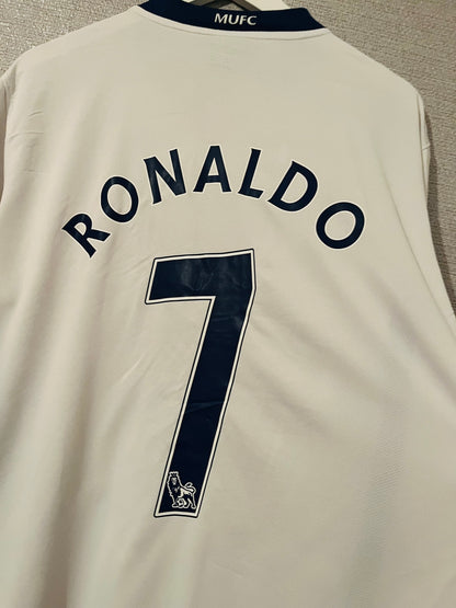 Manchester United away football shirt 2008/09 CR7 XL