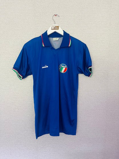 Italy home football shirt 1986/90 Medium