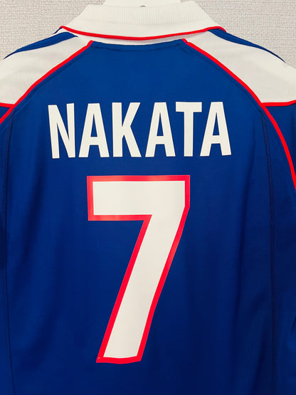 Japan home football shirt 2000/01 Nakata Medium