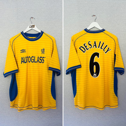 Chelsea away football shirt 2000/02 Desailly XXL