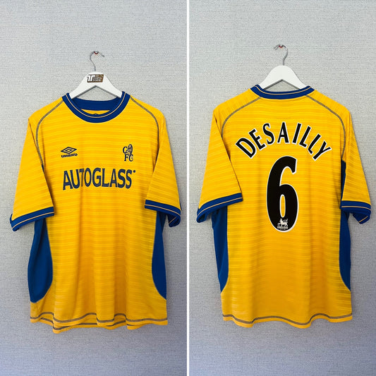 Chelsea away football shirt 2000/02 Desailly XXL