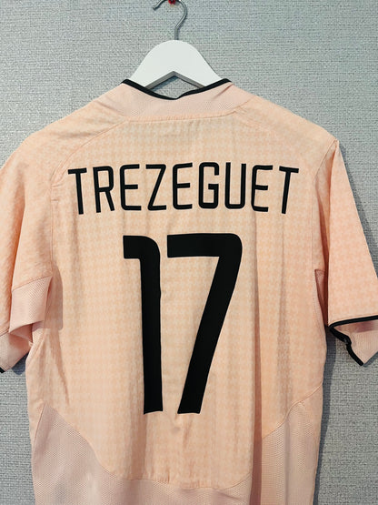 Juventus away football shirt 2003/04 Trezeguet Small/Medium