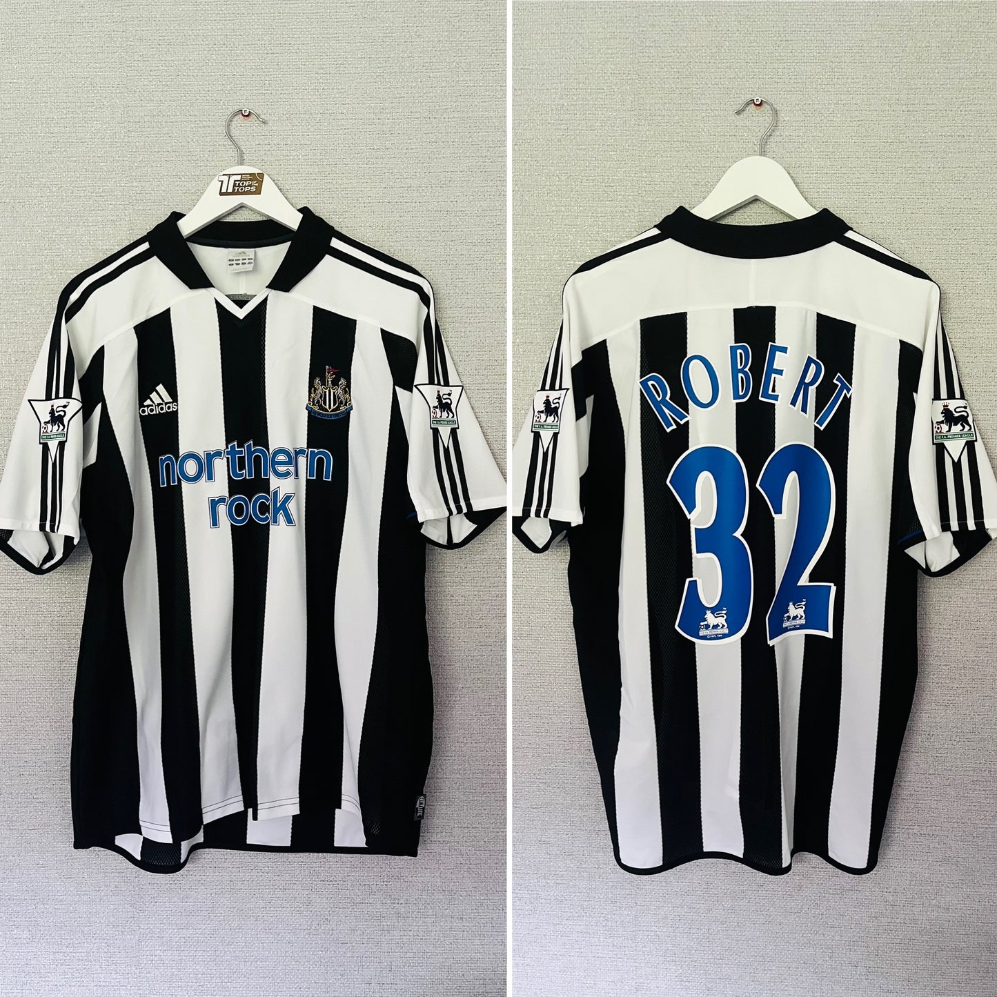 Newcastle United home football shirt 2003/05 Robert Large