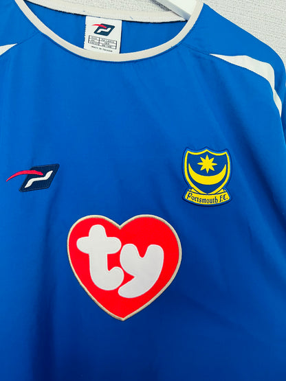 Portsmouth home football shirt 2003/05 XXL Berger