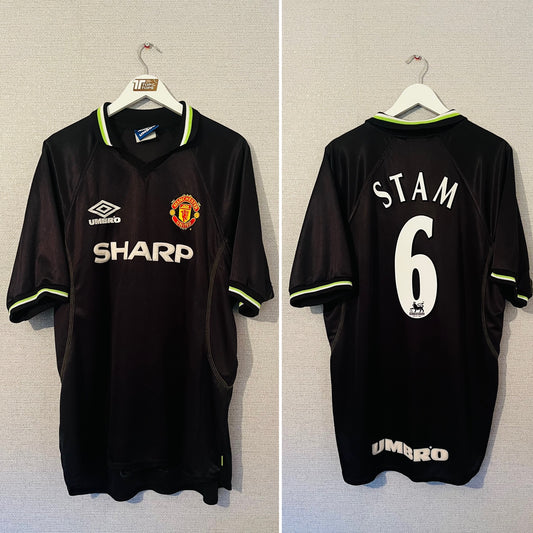 Manchester United third football shirt 1998/99 Stam XXL