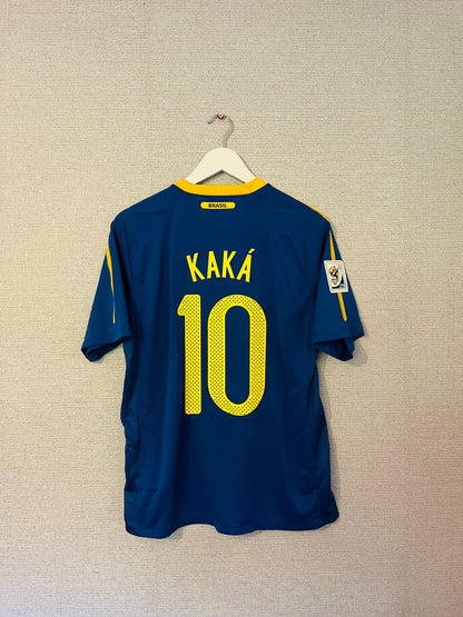Brazil away football shirt W/C 2010 Kaka Medium