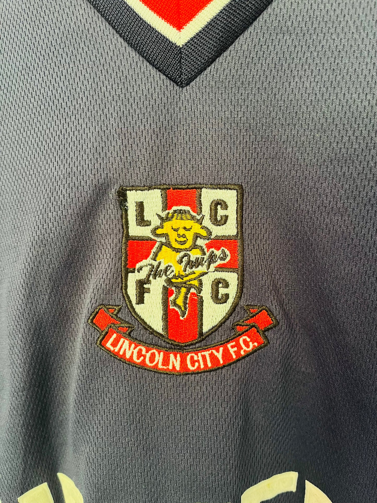 Lincoln City away football shirt 2003/04 Large