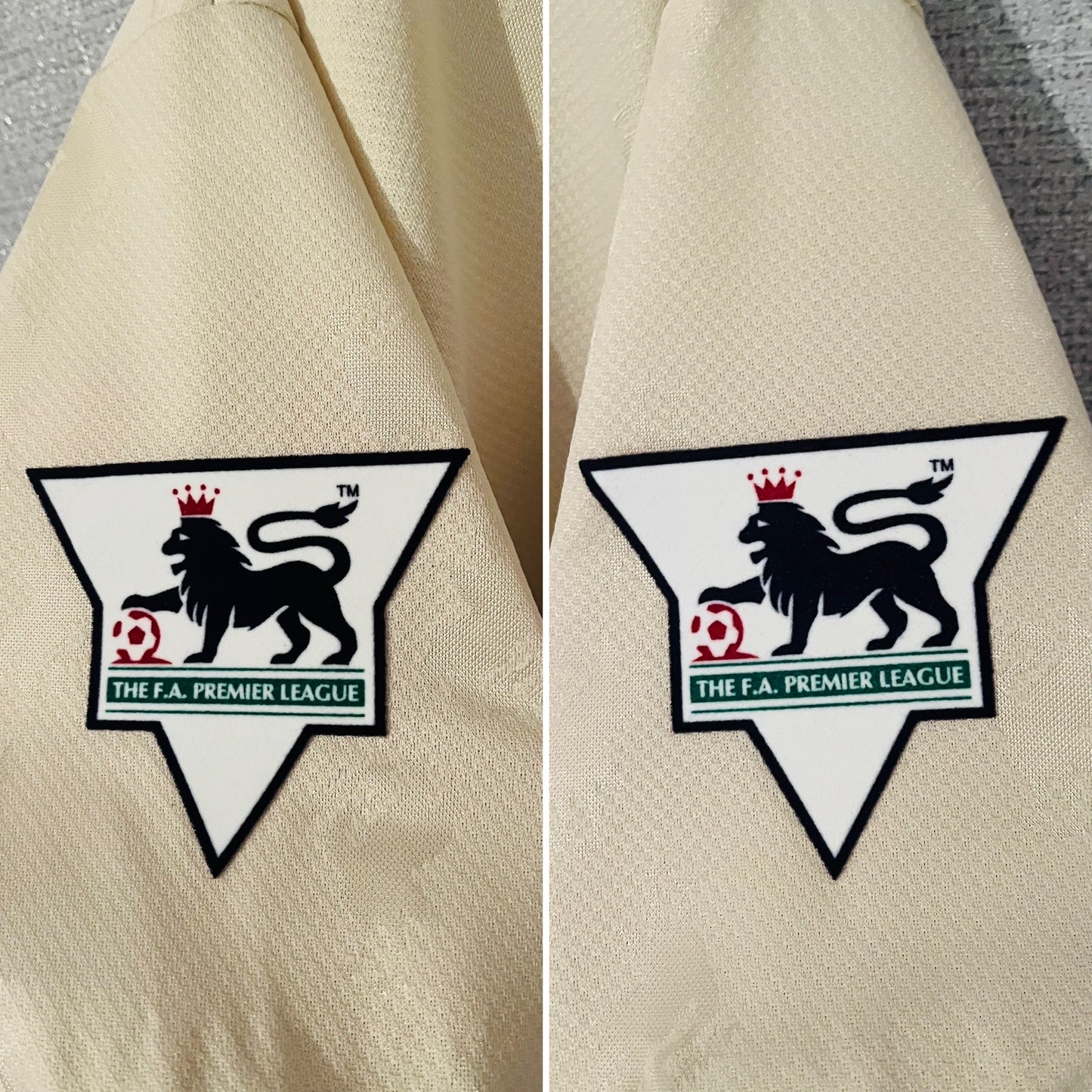 Liverpool away football shirt 1996/97 Redknapp Medium