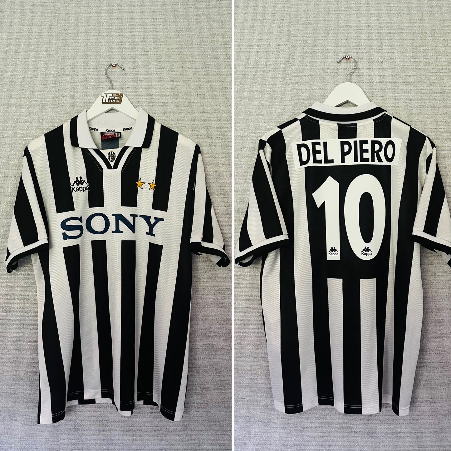 Juventus home football shirt 1995/96 Del Piero XL
