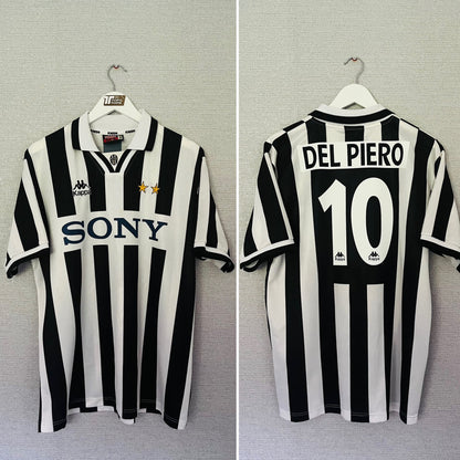 Juventus home football shirt 1995/96 Del Piero XL