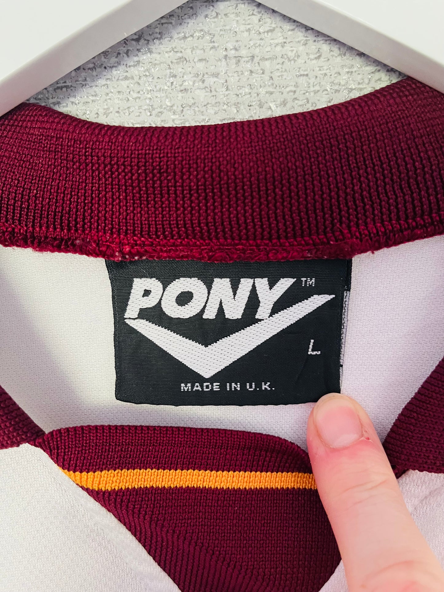 Motherwell away football shirt 1996/97 Large