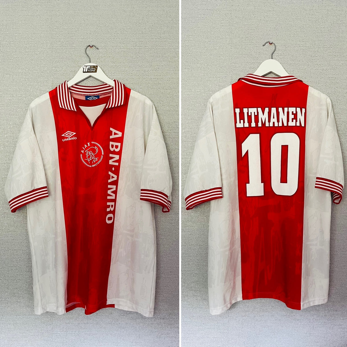 Ajax home football shirt 1996/97 Litmanen XL