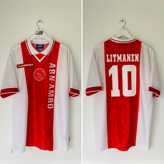 Ajax home football shirt 1998/99 Litmanen XL