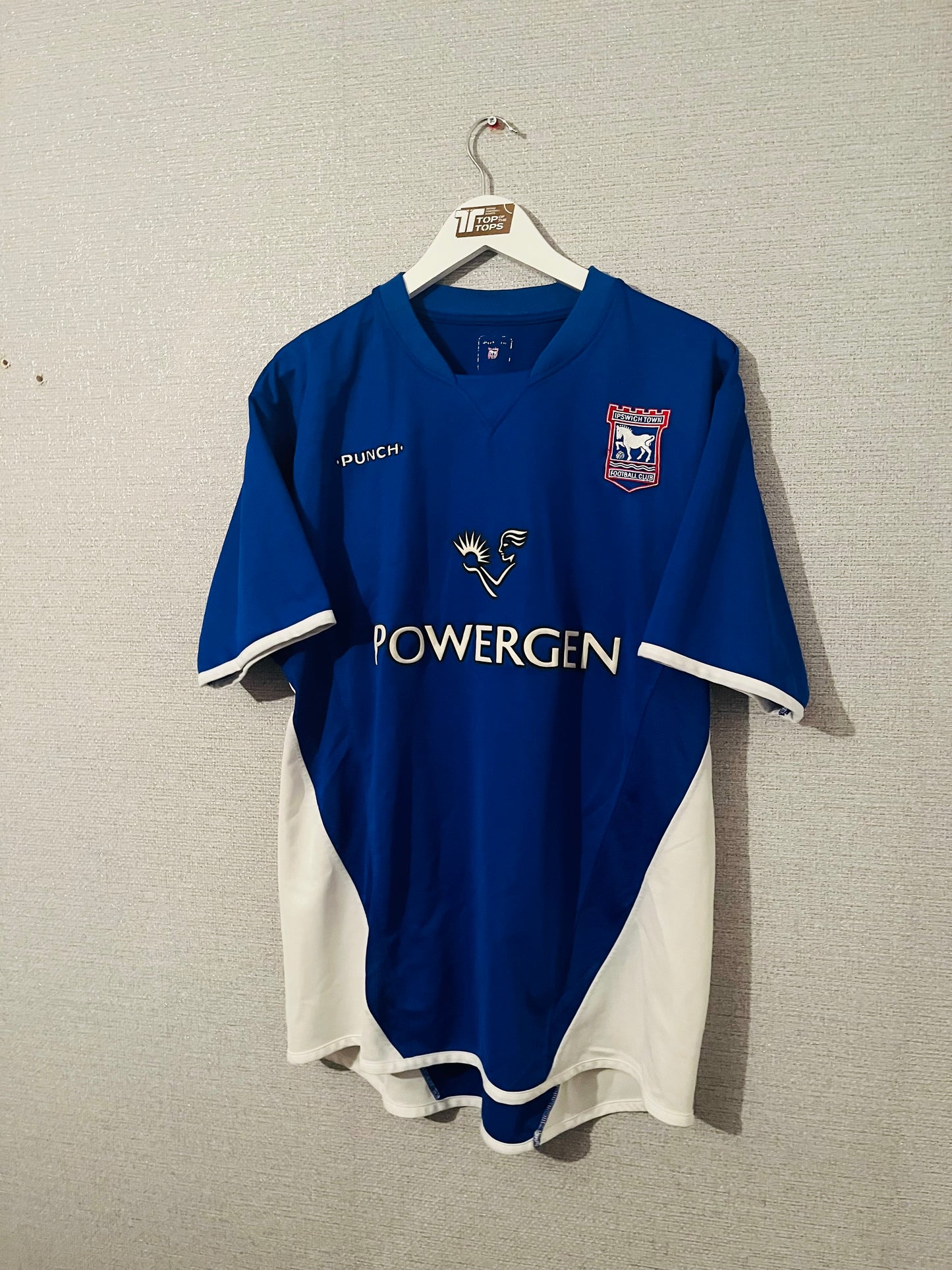 Ipswich Town home football shirt 2003/05 Large