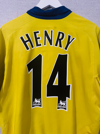 Arsenal away football shirt 2003/04 Henry Large