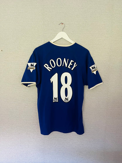 Everton home football shirt 2003/04 Rooney Medium