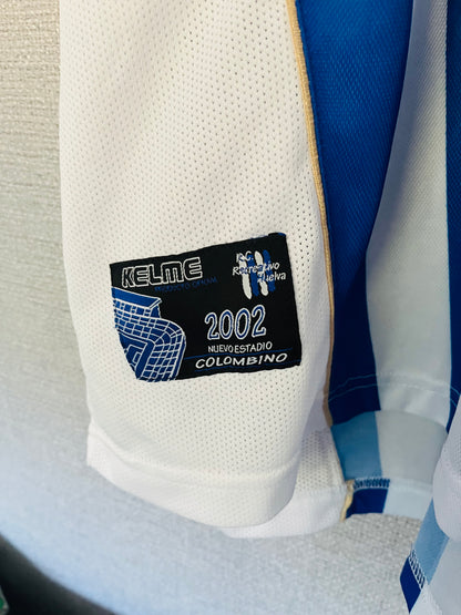 Recreativo Huelva home football shirt 2002/03 XXL