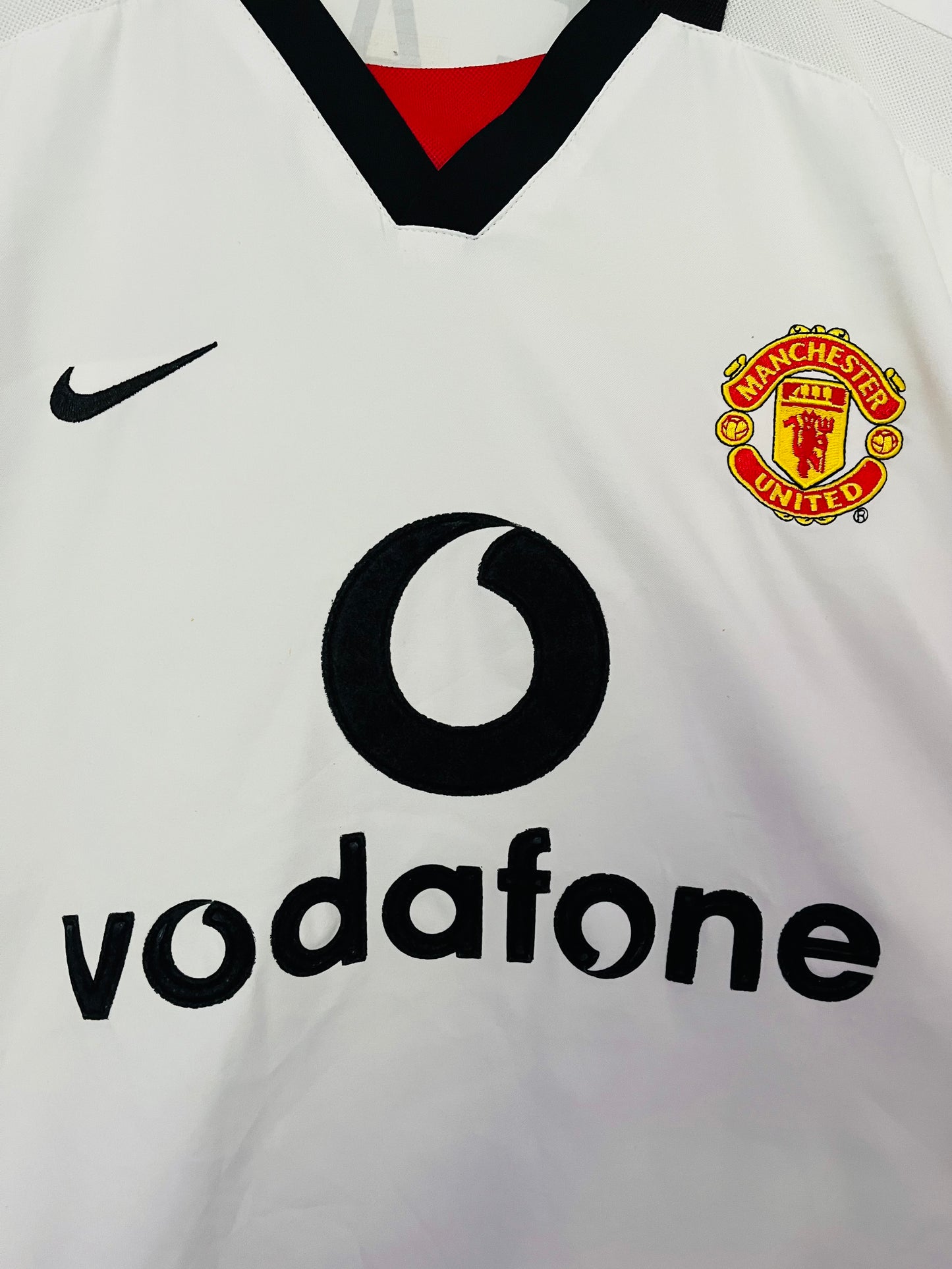 Manchester United away football shirt 2002/03 Keane Medium