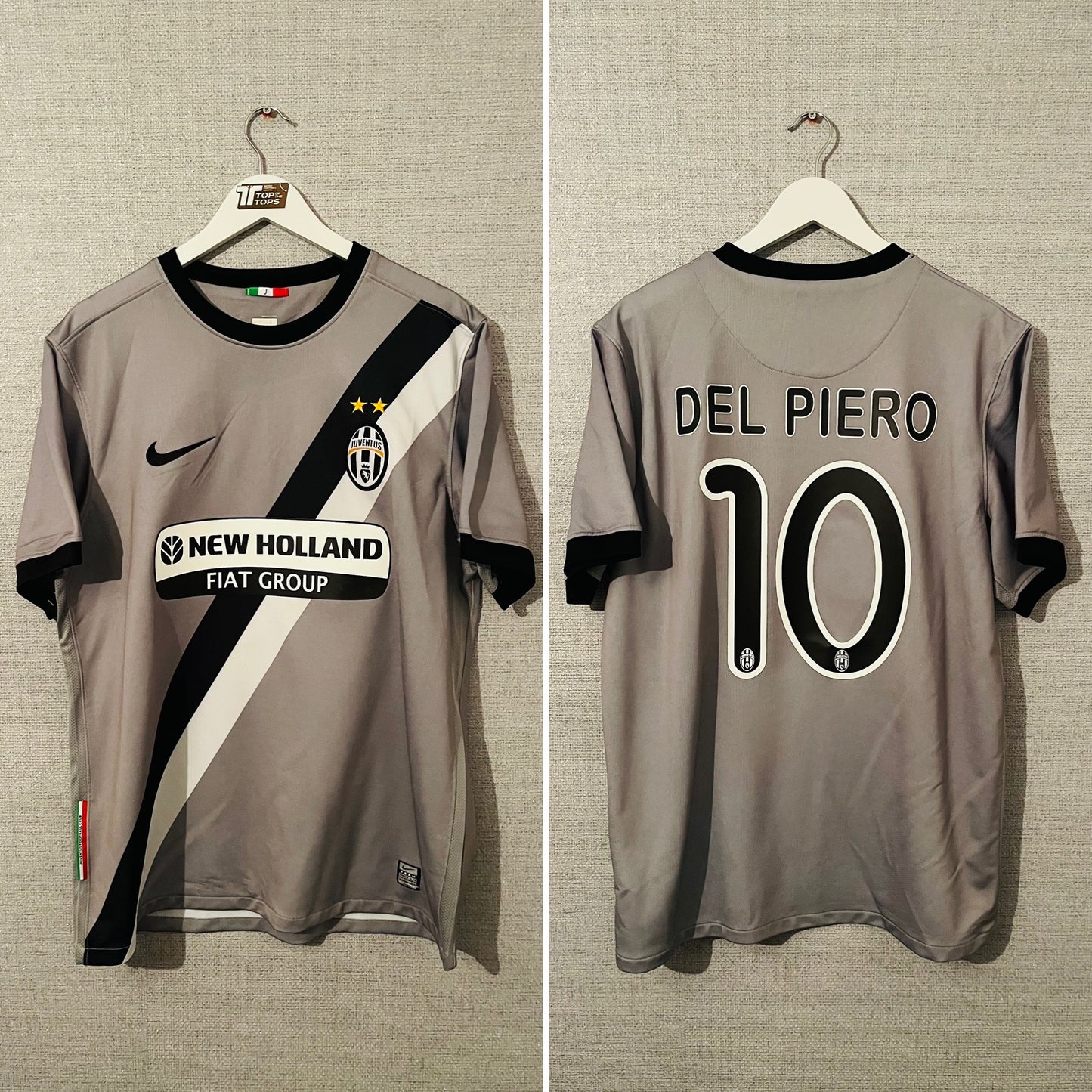 Juventus away football shirt 2009/11 Del Piero Large