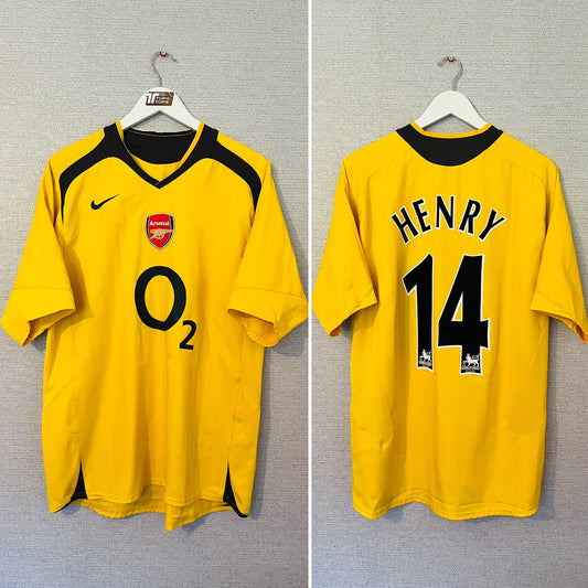 Arsenal away football shirt 2005/06 Henry Large