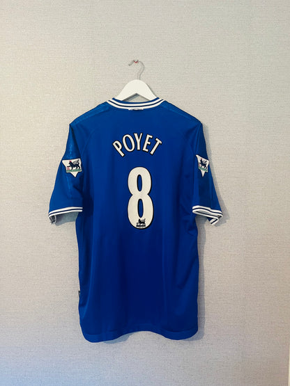 Chelsea home football shirt 1999/2000 Poyet XL