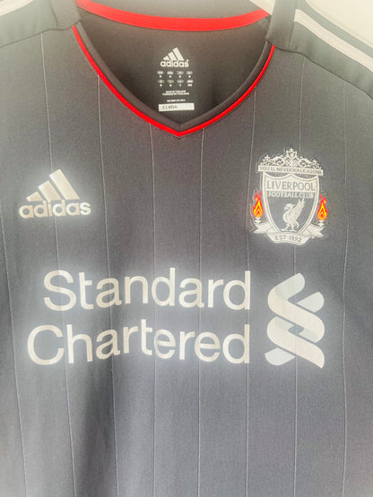 Liverpool away football shirt 2011/12 Suarez Medium
