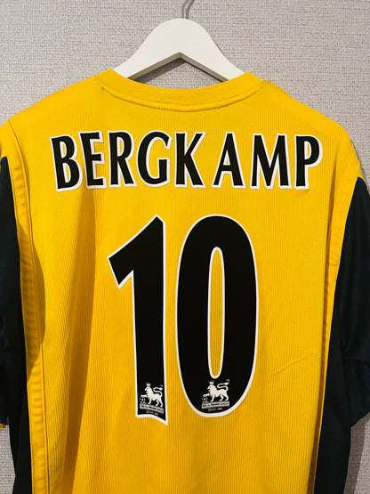 Arsenal away football shirt 1999/2001 Bergkamp XL