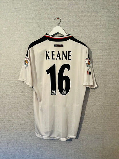 Manchester United away football shirt 1997/98 Keane XL