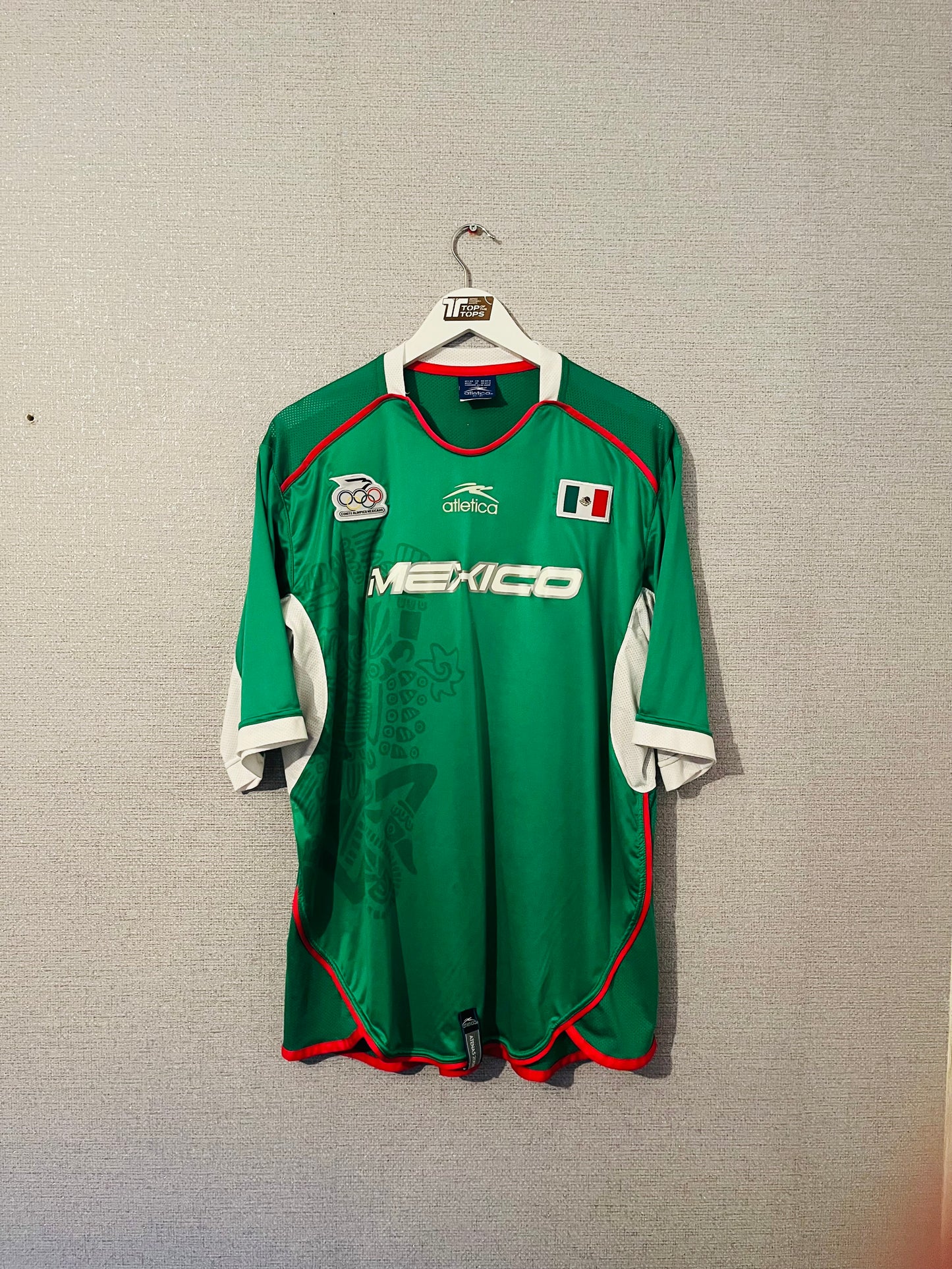 Mexico home football shirt Olympics 2004 XL