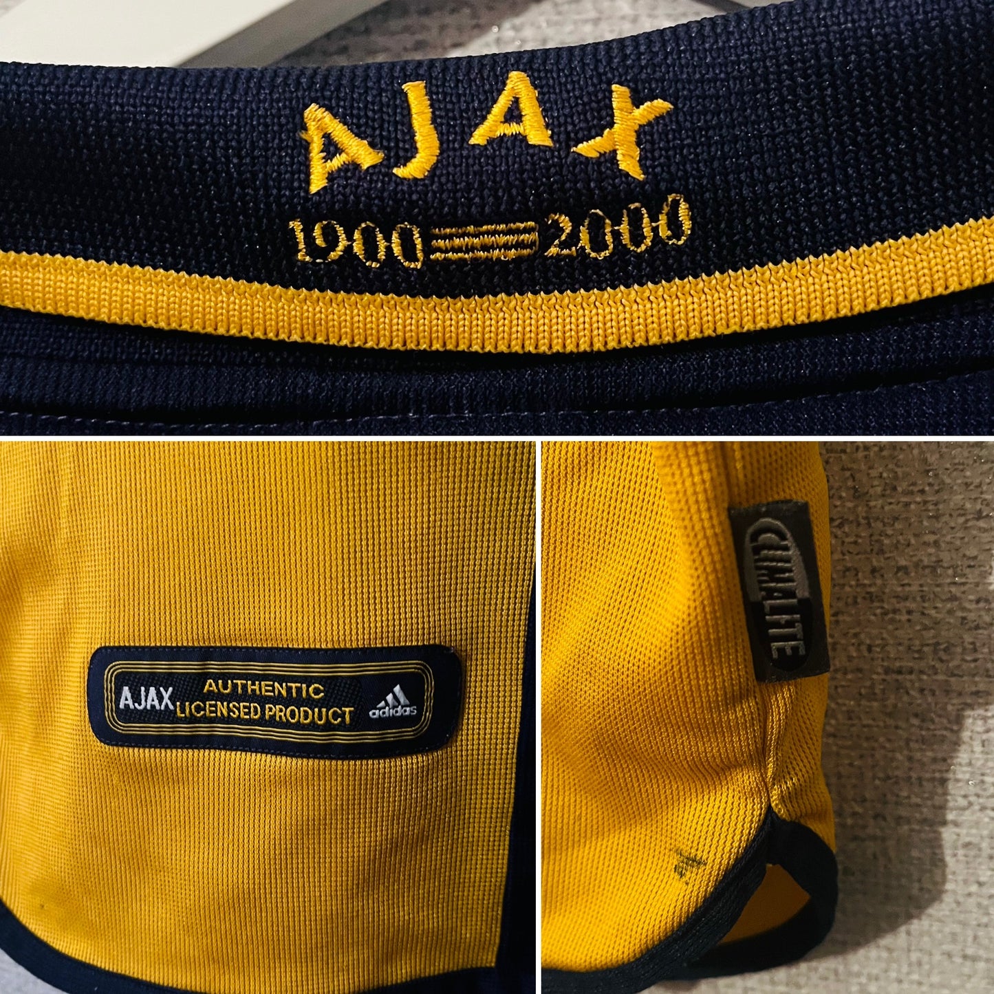 Ajax away football shirt 2000/01 Van Der Vaart XXL