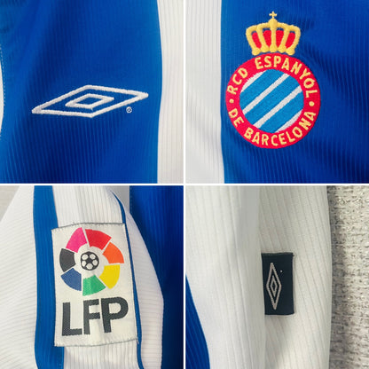 Espanyol home football shirt 2003/04 Pochettino Medium