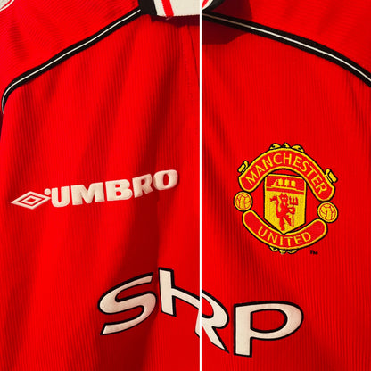 Manchester United home football shirt 1998/99 Keane XL