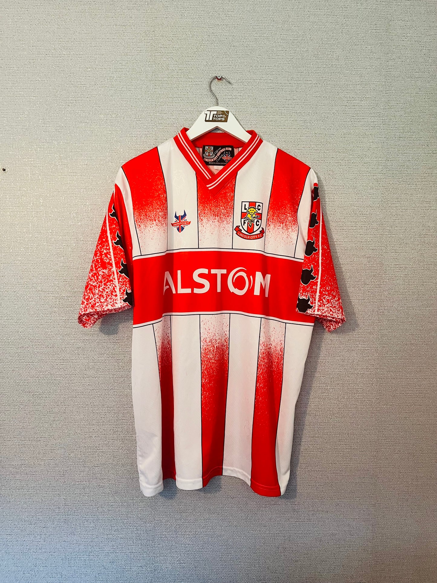 Lincoln City home football shirt 2001/02 XL
