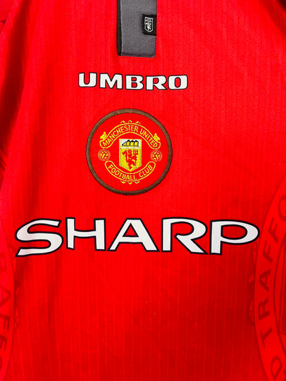 Manchester United home football shirt 1996/97 Cantona Medium