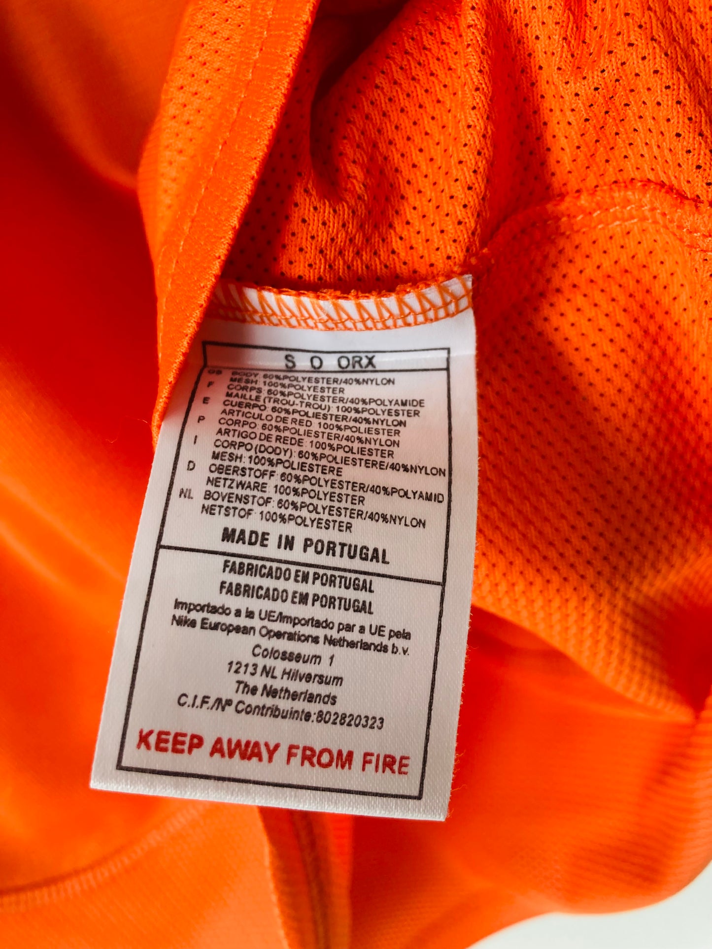 Holland home football shirt   Euro 2000 Bergkamp Medium
