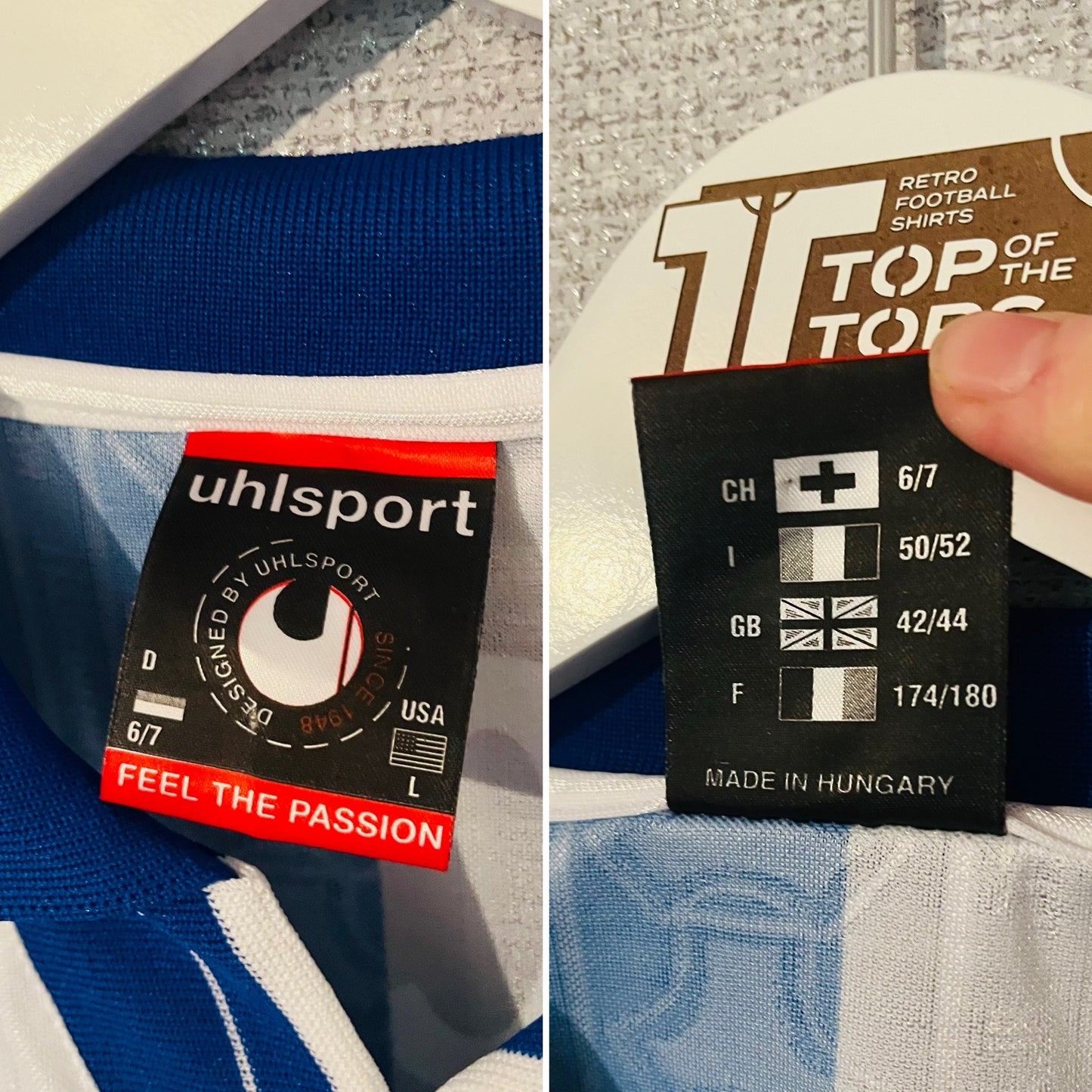 Blackburn Rovers home football shirt 1998/2000 Flitcroft Large