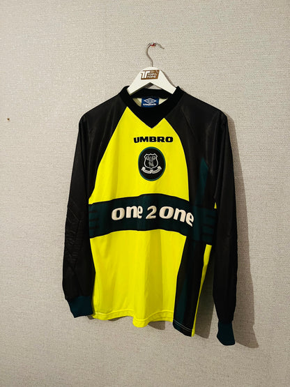 Everton goalkeeper football shirt 1997/99 Medium